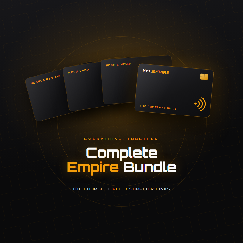 Complete Empire Bundle — the course plus all three supplier links