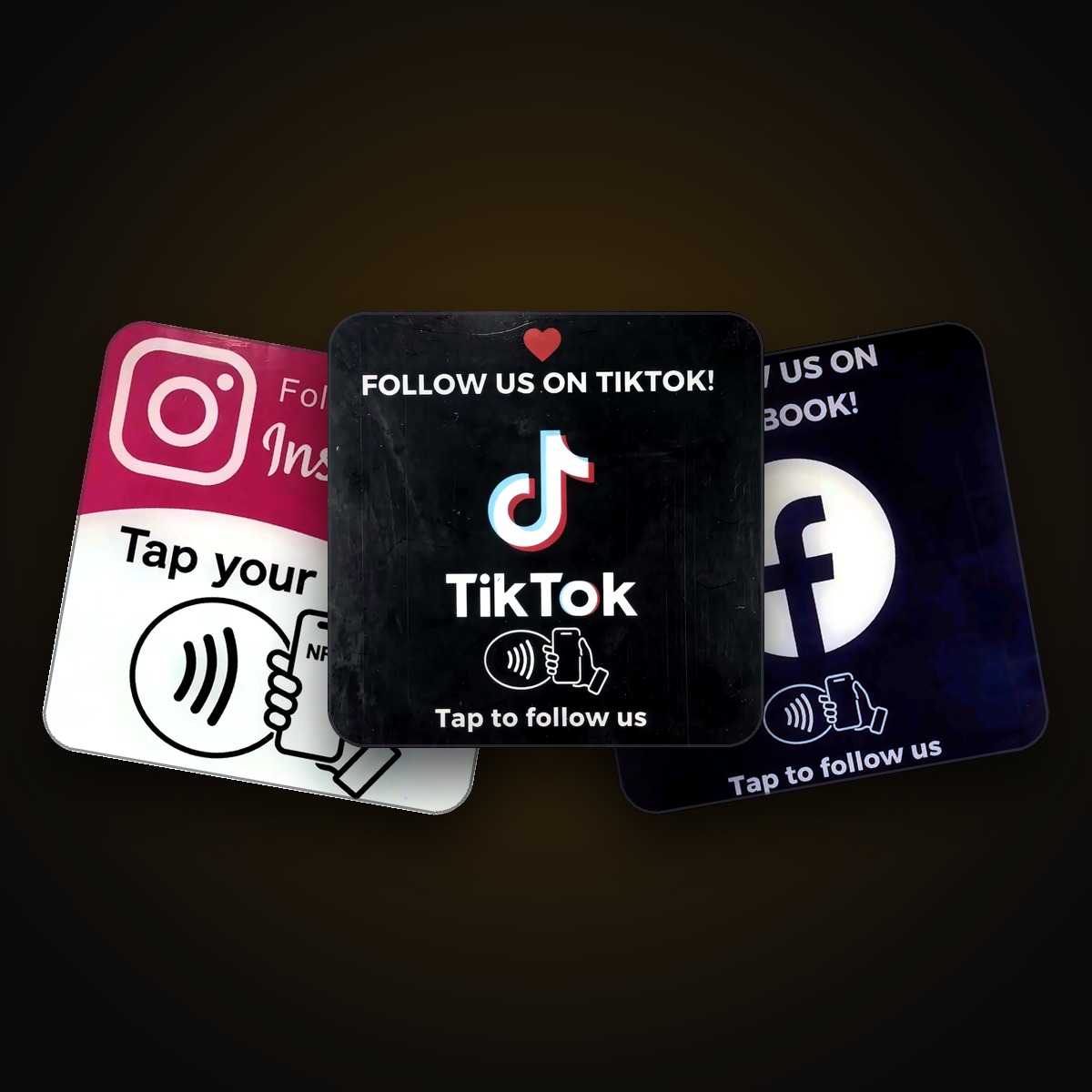Instagram, Facebook & TikTok NFC Card